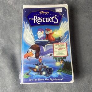 The Rescuers (VHS, 1998, 1999 Re-Release) Clamshell case‎ Sealed New